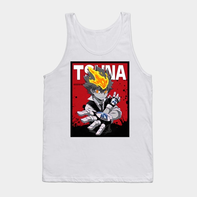 Tsunayoshi Tsuna Sawada Katekyo Hitman Reborn Tank Top by ShariLambert